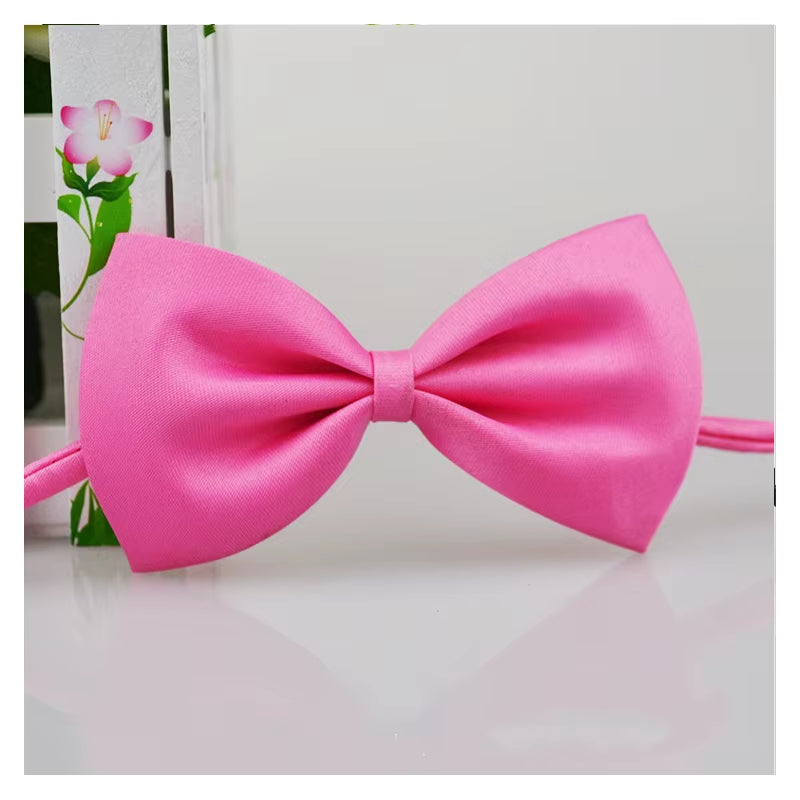 Pet Dog Cat Necklace Adjustable Strap for Cat Collar Dogs Accessories Pet Dog Bow Tie Puppy Bow Ties Dog Pet Supplies